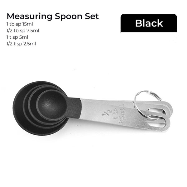 8PCS Stainless Steel Measuring Cup Spoons Kitchen Baking Cooking Tools Set New