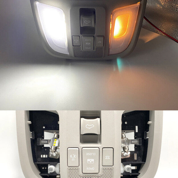2X LED 12V 31MM FESTOON CAR 4WD INTERIOR LIGHT BULB WHITE 2SMD AUTO DOME GLOBE