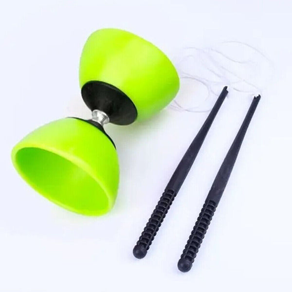 Diabolo Sticks & String Spinning Circus Skills Game Juggling Diablo Set Toy AU