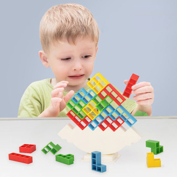 Tetra Tower Balance Stacking Blocks Game Team Toys Gifts Kids Adults AU