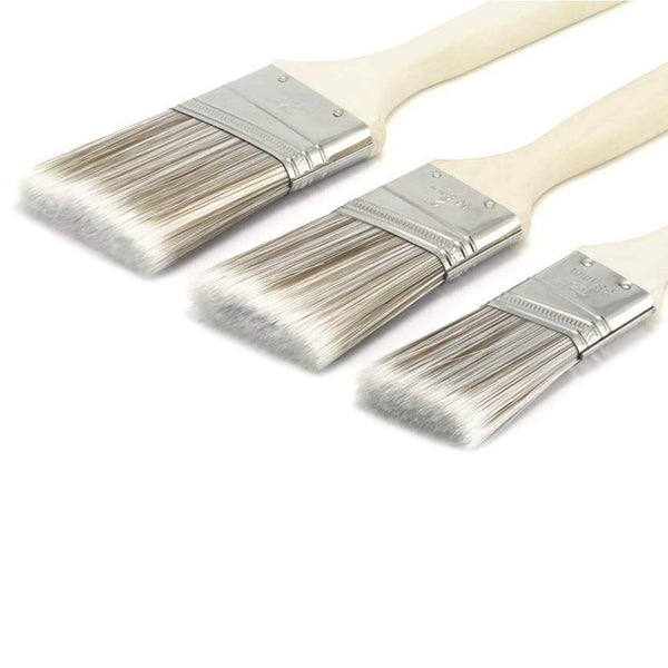 10PCS Sash Brushes Paint Brushes Set Wood Stain Brushes for Walls Cabinets Fence