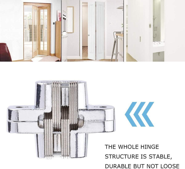 Invisible Cross Hinge Hidden180 Degree Concealed Invisible Hinges Door