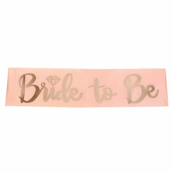One Set Bride To Be Sash & Tiara Crown Bridal Shower Hen Night Party Decoration