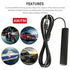 Car Radio Stereo Hidden FM AM Antenna Patch Aerial 3M For Auto SUV Vehicle Truck
