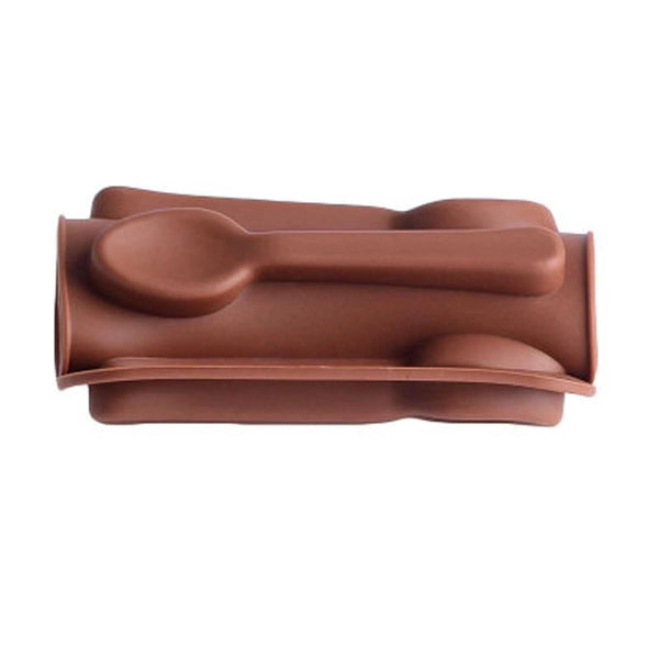 Silicone Spoon Chocolate Mold Jelly Ice Tray Mould Cake Baking Cookies Biscuits