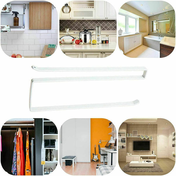 Paper Towel Holder Hanger Rack Kitchen Shelf Organizer Under Cabinet Roll Cup AU