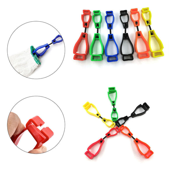 3X Gloves Clips Holder Hanger Guard Labor Work Clamp Grabber Catcher Safety Work