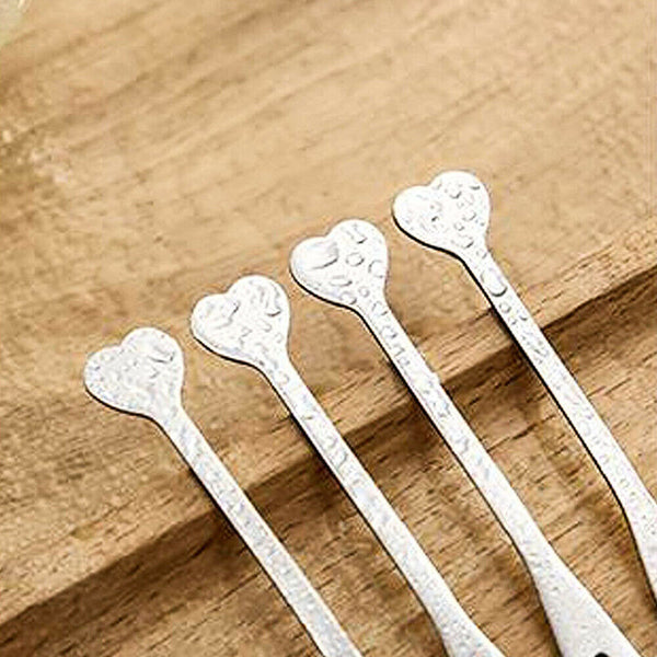 10PCS Appetizer Dessert Forks Stainless Steel Mini Salad Fruit Cake Cocktail - Lets Party