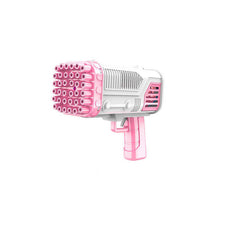 36 Holes Bubble Pink Gun Automatic Bazooka Soap Water Bubble Machine Outdoor Party