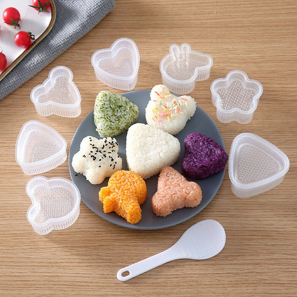 Onigiri Mold Sushi Rolls Rice Ball Bento Press Maker Mould DIY Kitchen Tools - Lets Party