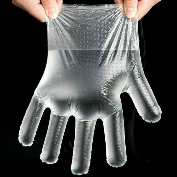 Clear Food Gloves Handling Daily Work Protective Glove - Lets Party