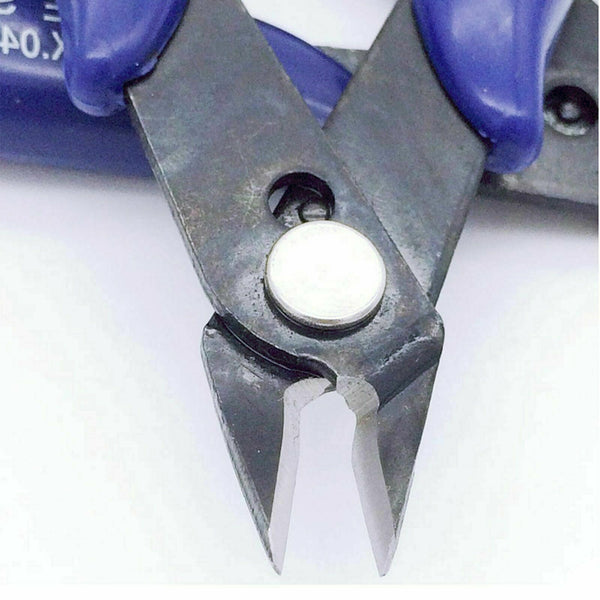 2 Flush Side Cutter Precision Shear Wire Snips Pliers Tool Diagonal Mini Cutters - Lets Party