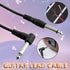2PCS Electric Guitar Lead Cord Cable Jacks For Amp Pedals Instrument 3M