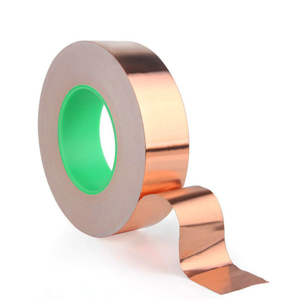 Double Sided Copper Foil Tape 10m x 50mm EMI Shielding Conductive Adhesive Tapes