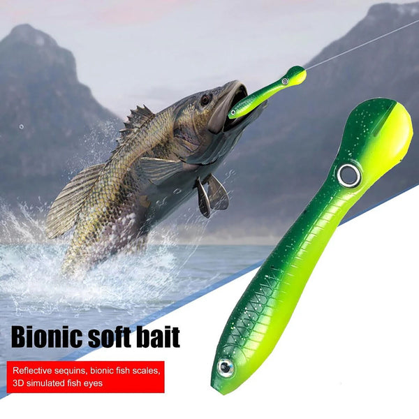 10PCS Fishing Lure Fake Bait Soft Bionic Fishing Lure Saltwater Freshwater Lures