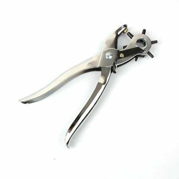 Leather Belt Eyelet Hole Punch Plier Puncher Craft Hand Tool 2.5-4.5mm Revolving