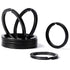 40PCS Stainless Steel Key Holder Split Scuba Rings Keyring Keychain Keyfob 25mm
