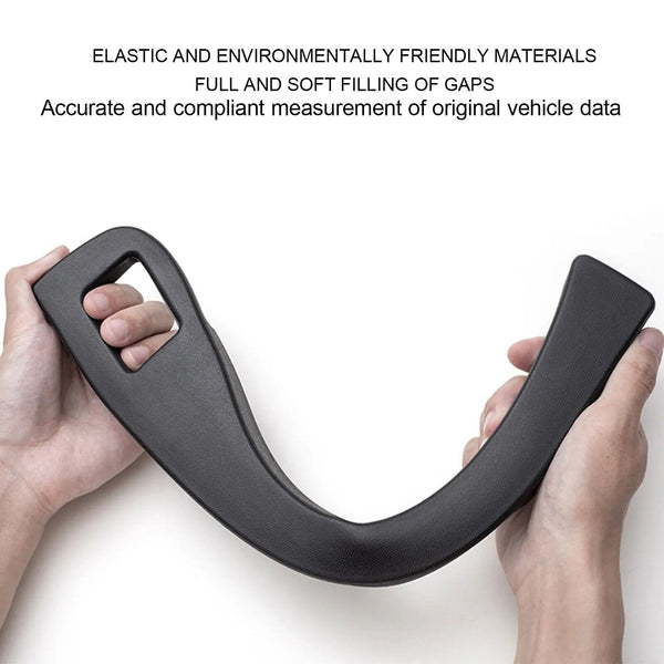 2Pcs Car Seat Gap Filler Spacer Auto PU Universal Soft Holster Blocker Pad AUS