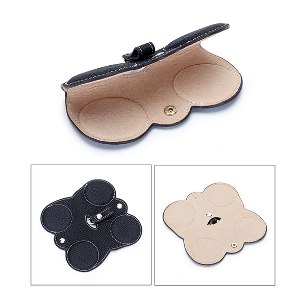 PU Leather Glasses Case Soft Sunglasses Storage Bag Portable Eyeglasses Pouch