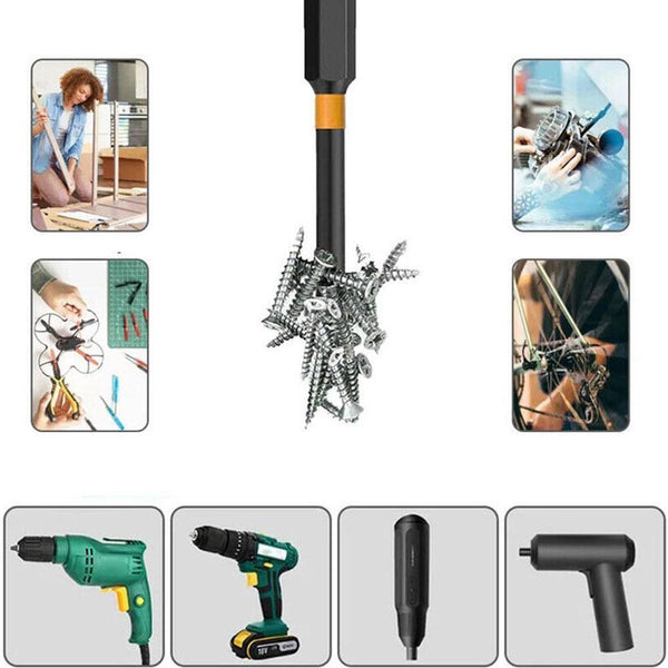 6PCS Magnetic Drill Bit Cross Head Impact Screwdriver Drills Anti-Slip Bits Set