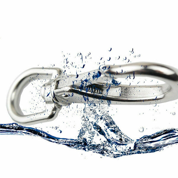 10PCS Alloy Swivel Lobster Clasp Clips Hook Key Ring Split Keychain Durable DIY