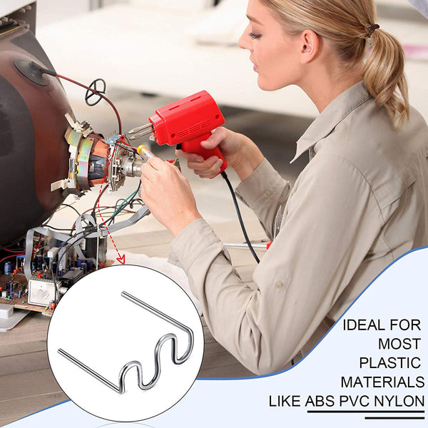 1200pcs Steel Hot Stapler Staples Repair Tools Kit For Plastic Welder Car Bumper