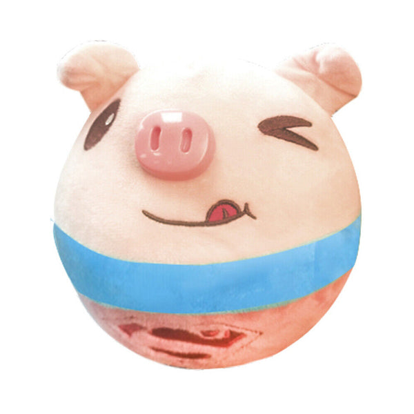 Active Moving Pet Plush Toy,Interactive Bouncing Balls Sound Electronic Dog Toy