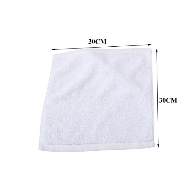 20/40X 30x30cm Plain Towel Coth Budget Face Washer Wipe Cotton Washclothes Bulk