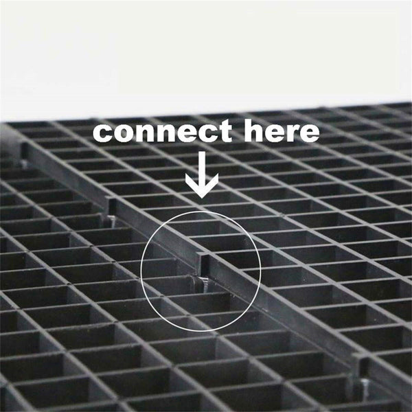 4PCS Fish Tank Grid Divider Tray Filter Bottom Egg Crate Isolate Aquarium Set AU