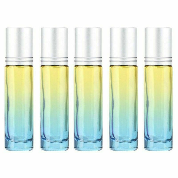 5X 10ML Essential Oils Bottles + Carry Case Holder Storage Travel Bag Felt Pouch