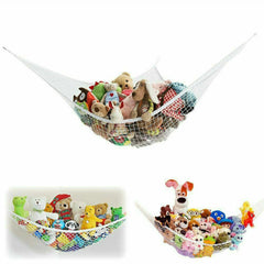 Toy Hammock 2pk – Corner Mesh Storage Net for Teddies