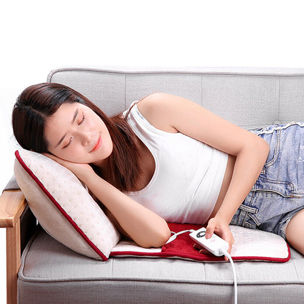 Electric Heating Pad Heat Therapy Neck Shoulder Back Feet Warmer Blanket Mat New
