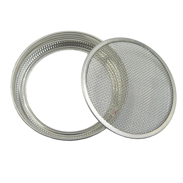 Seed Sprouting Lids Tools Strainer Screen Kits for Wide Mouth Mason Canning Jar