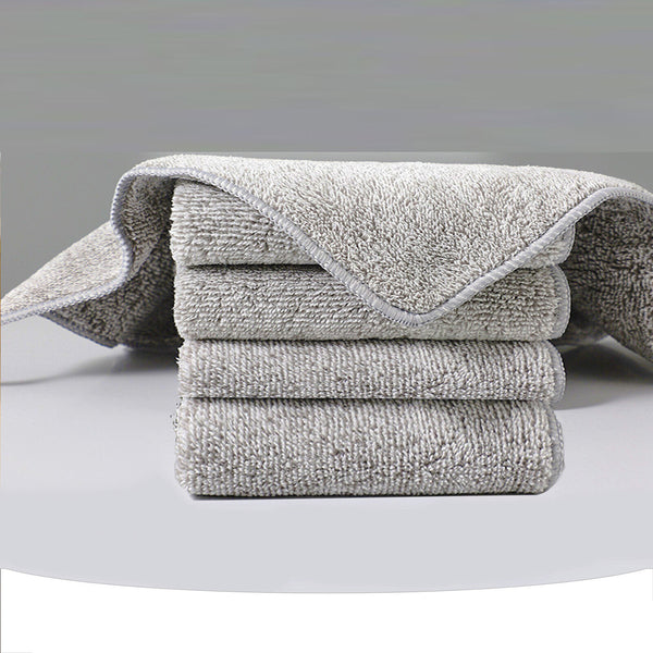 6/12PCS Microfibre Cleaning Cloth Dish Car Glass Kitchen Towel Washing Rag NEW