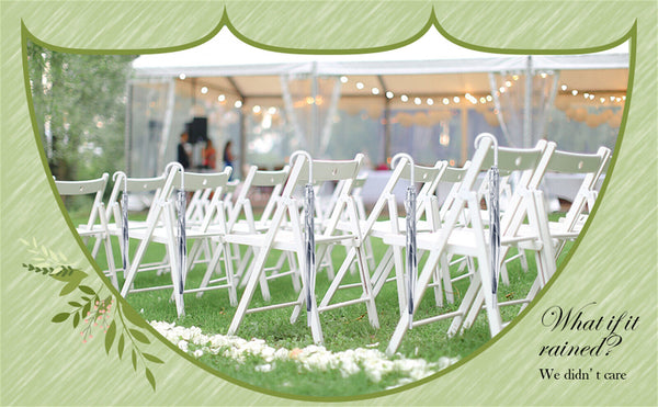 Clear Dome Umbrella Wedding Rain Transparent Parasol Handle Waterproof