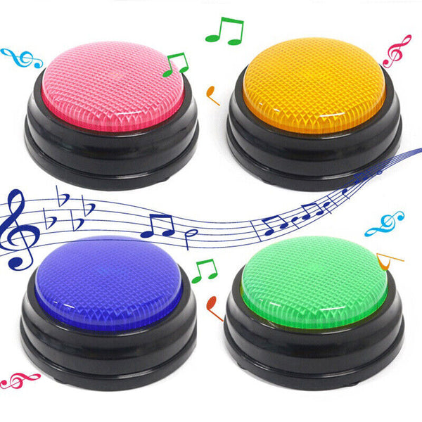 Pet Starter Recordable Talking Speaking Buttons Dog Training Communication Toys