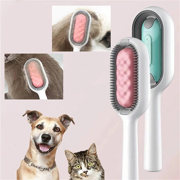 Universal Dog Pet Knots Remover Cat Cleaning Brush Multifunctional with Wipes