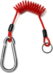 Trailer Breakaway Cable – Coiled Brake Safety Cable 4ft