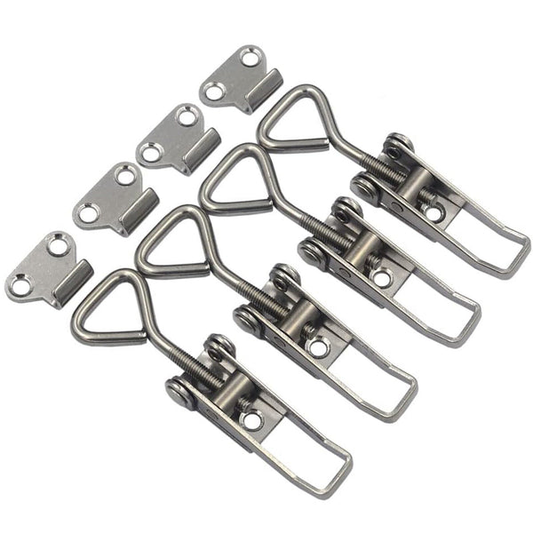 5X Pull Over Centre Latch Trailer Toggle Overcentre Latch Fastener Door Hook AU