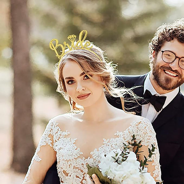 Bride To Be Hen Veil Sash Tiara Hens Night Bridal Shower Wedding Accessories Set