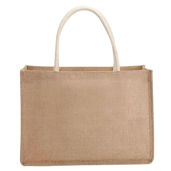 Burlap Tote Bags Blank Jute Beach Shopping Handbag Gift Bags with Handle AU SELL