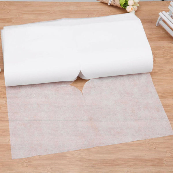 UP TO 200pcs Beauty Salon Disposable Face Pad Bed Table Face Hole Cover Massage
