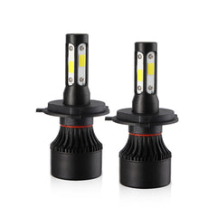 H4 LED Headlight Bulbs – 2pc High Low Beam Globe Kit