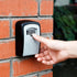 Safe Lock Key 4 Digit Combination Storage Box Padlock Security Wall Mounted Home