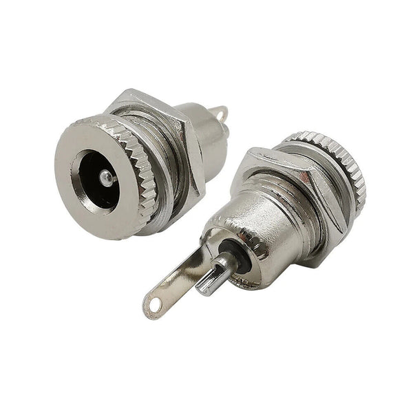 10pcs 5.5 mm x 2.1mm DC Power Jack Socket Female Panel Mount Connector DC 30V 5A