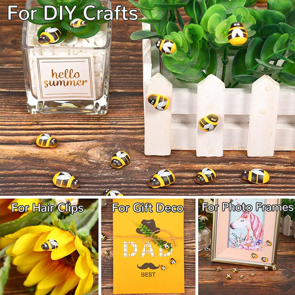 20-200PCS Wood Bee Fairy Garden Ceiling Decoration Wedding Decoration Garden DIY