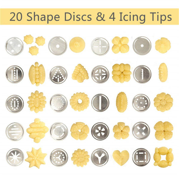 Biscuit Cookie Making Set Cake Maker Press Dough Cakes Decorating Kitchen Tool