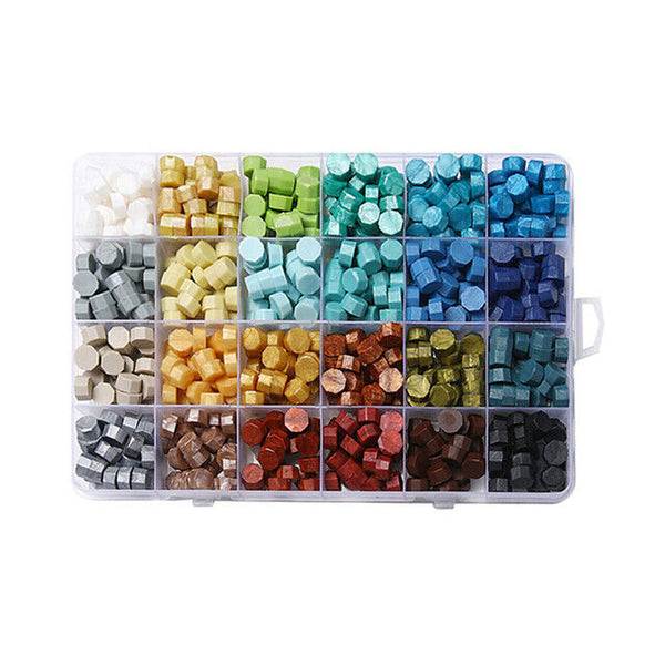 600pc Colour Sealing Wax Mix Metallic Stick Beads Stamp Seal Candle Envelope VIC