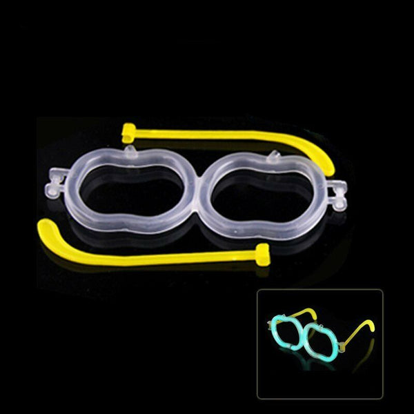 25x Multi Glow Sticks Connector Glasses Light Shining Party Fun Toy Glow in dark