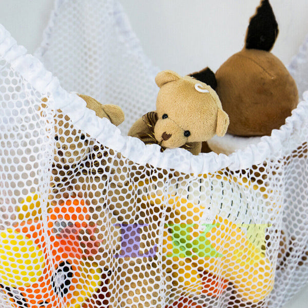 2x Soft Large Toy Hammock Mesh Net Bedroom Nursery Storage Toys Teddy Bear AU